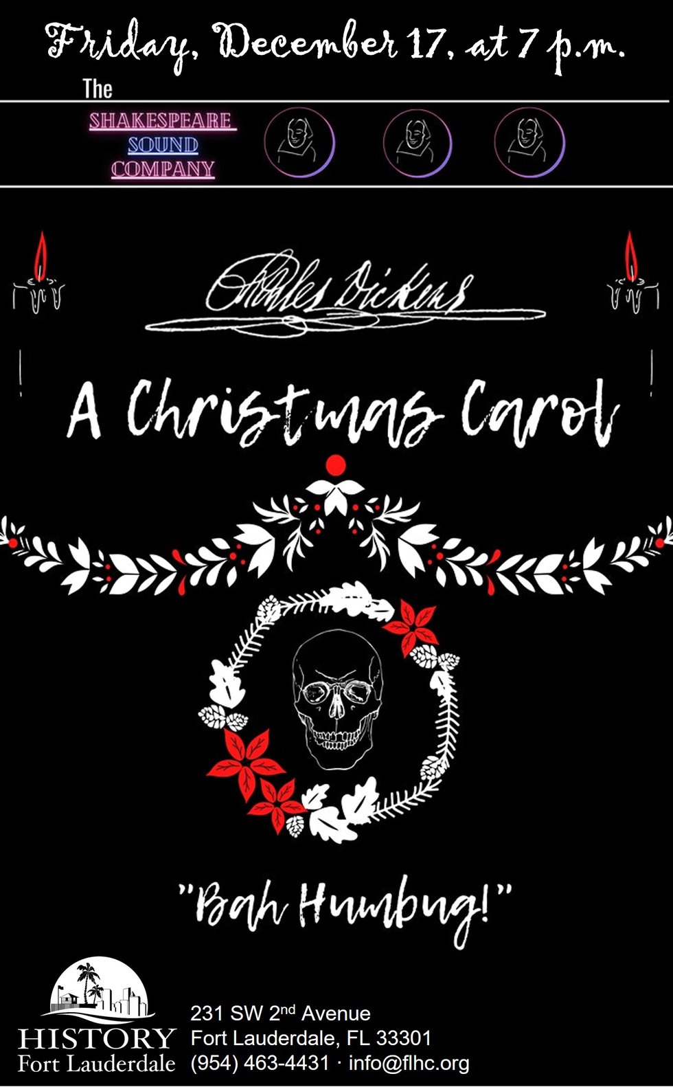 The Shakespeare Sound Company Presents A Christmas Carol LIVE at